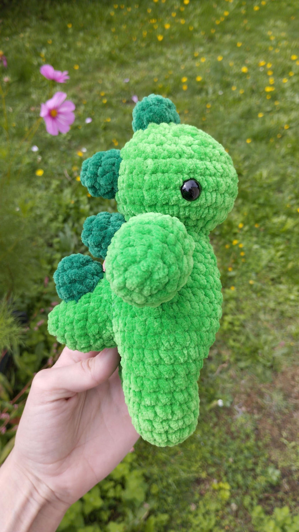 Peluche dinosaure personnalisable au crochet