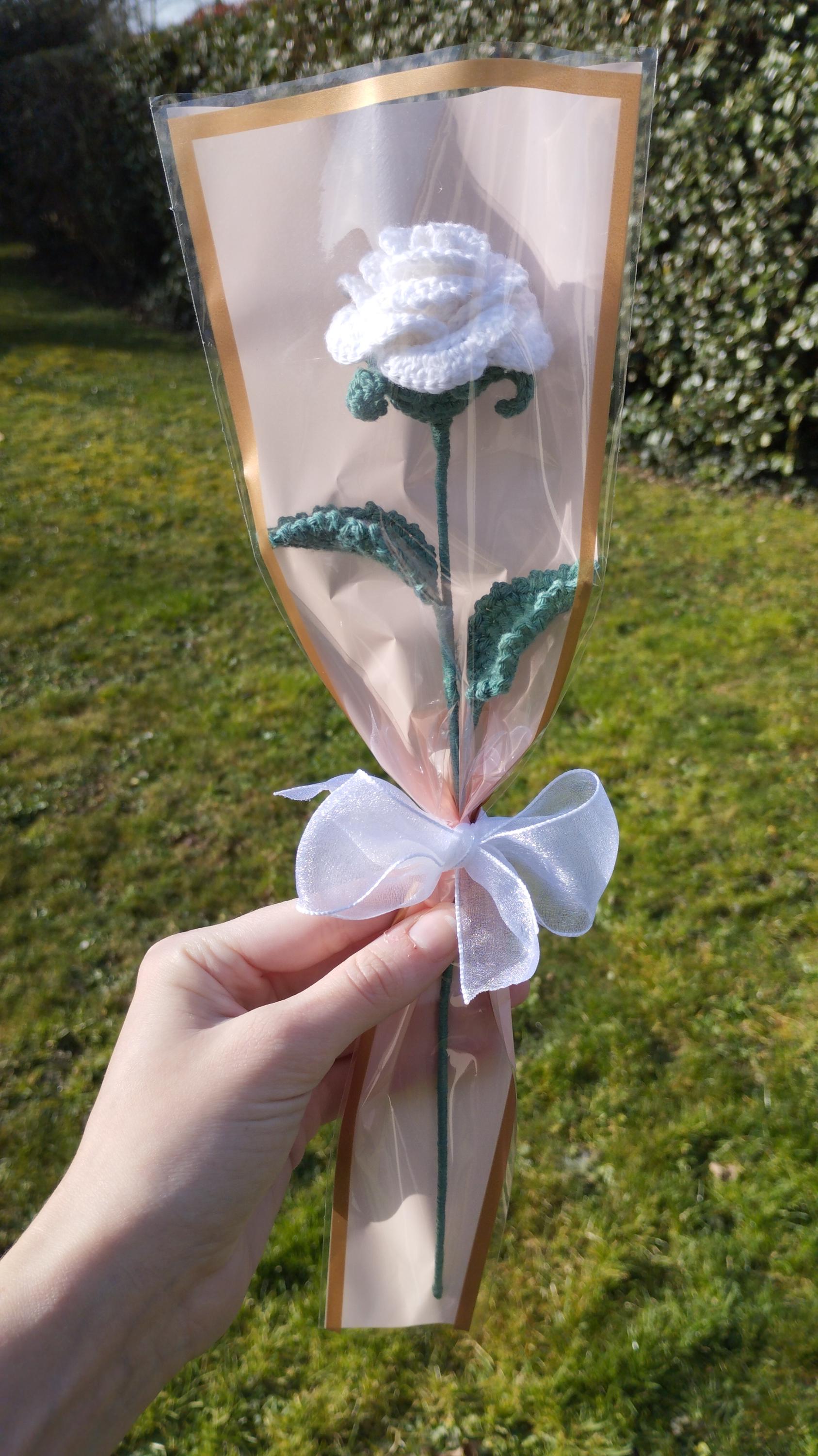 Rose au crochet