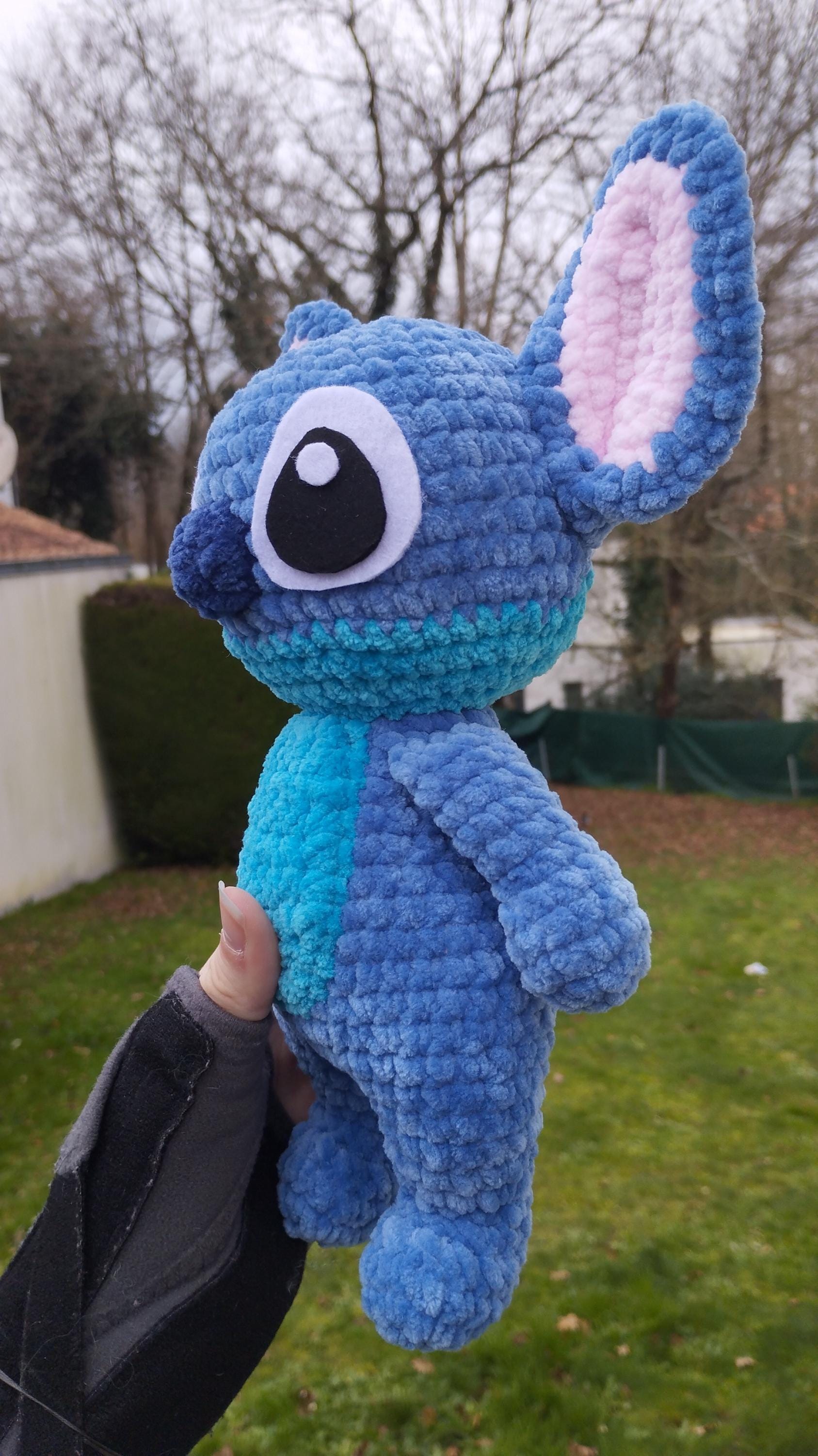 Peluche Stitch au crochet