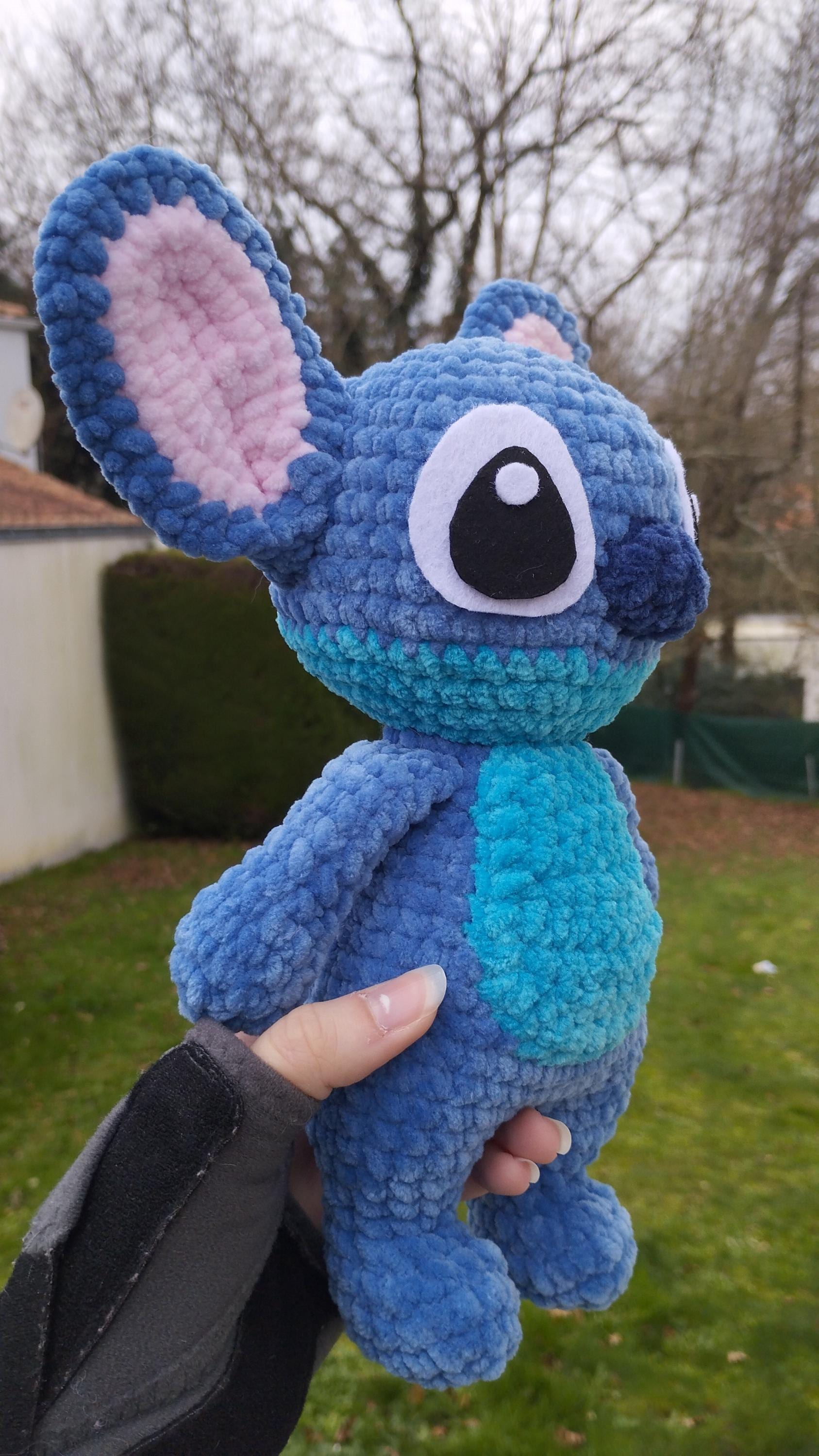 Peluche Stitch au crochet
