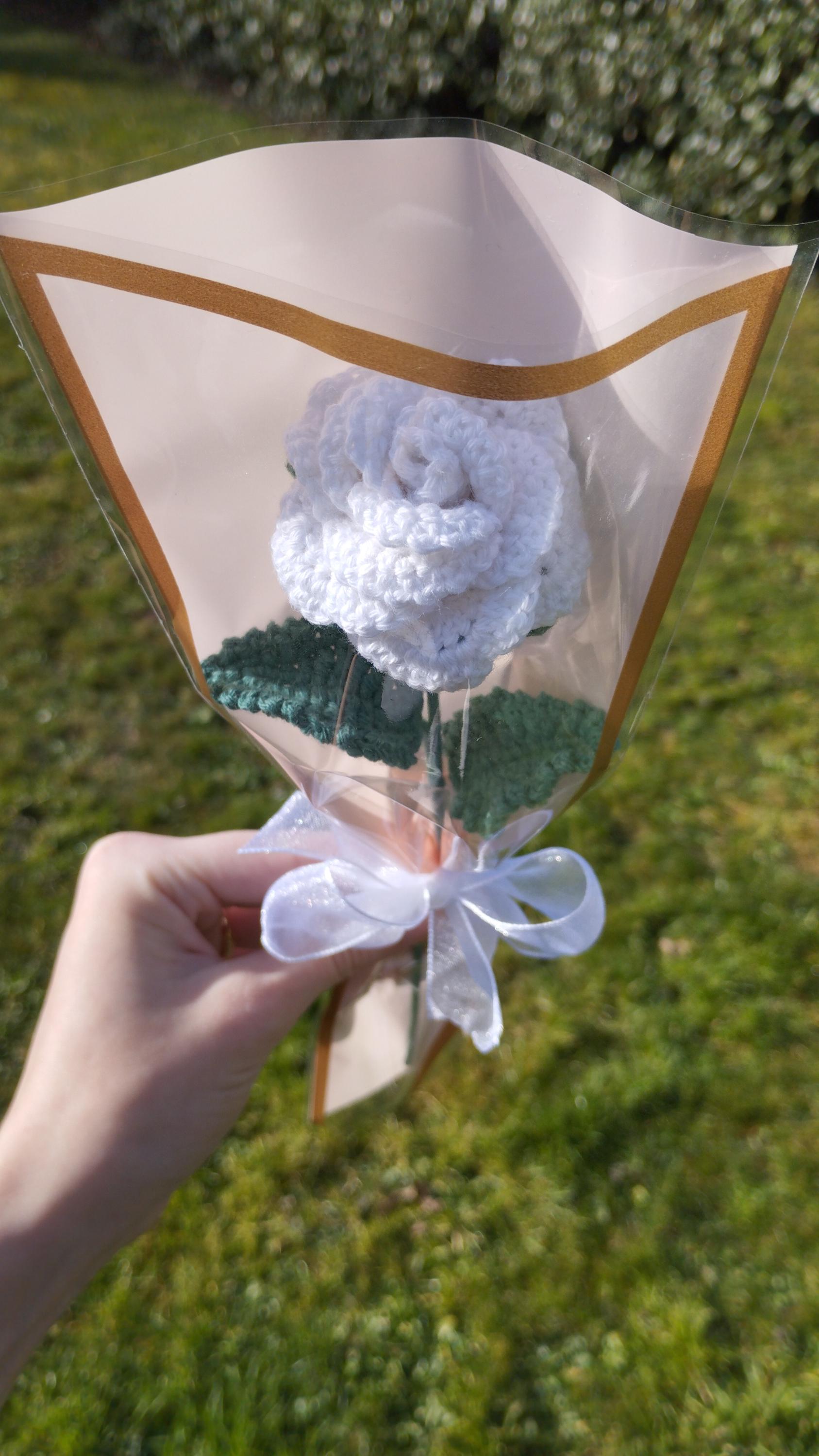 Rose au crochet