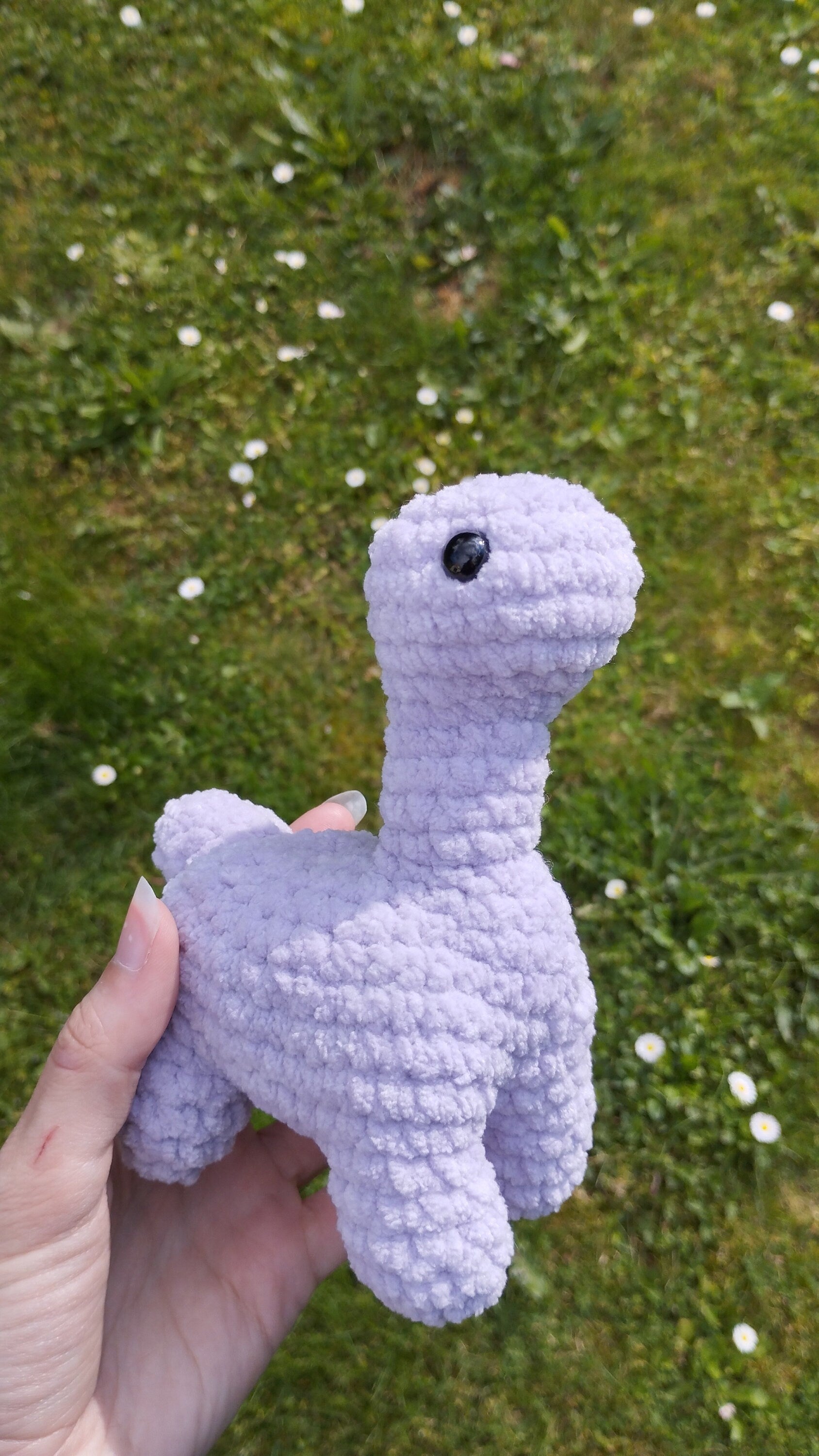 Peluche dinosaure au crochet